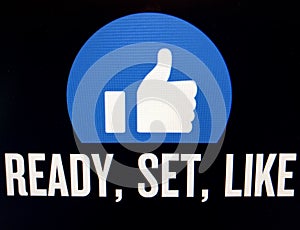 Thumbs up symbol for Facebook