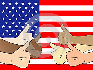Thumbs up united states