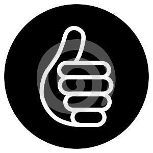 Thumbs up vector illustration by crafteroks