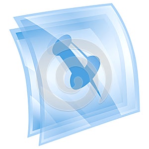 thumbtack icon blue