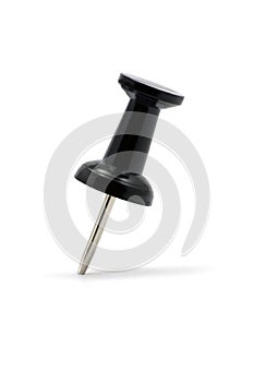 Thumbtack Pushpin Macro Isolated photo