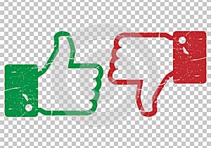 Thump Up and Thump Down Hands