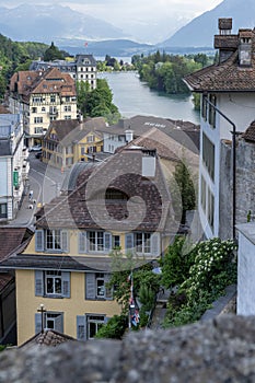 Thun Switzerland\'s township landscape