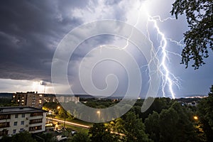 Thunder and Lightning Summer Storm
