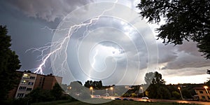 Thunder and Lightning Summer Storm