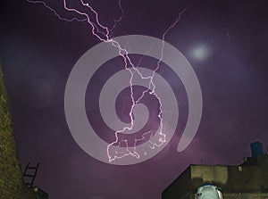 Thunder and lightning