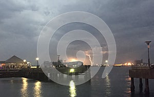 Thunder at Newcastle harbour