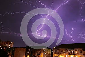 Thunder storm photo