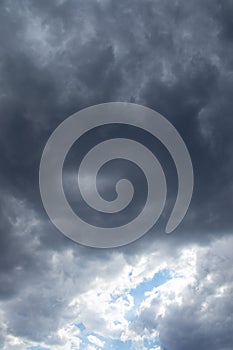 Thunder storm clouds building over the Gauteng Highveld in South Africa