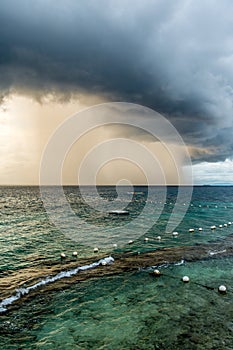 The thunder storms in Lapu Lapu city