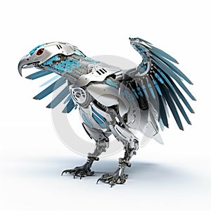High-quality 3d Thunderbird Full Body Isolated Background Image photo