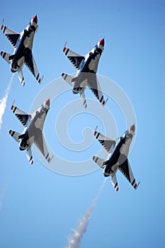 Thunderbirds in formation