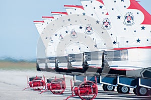 Thunderbirds ready to depart.