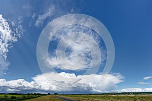 Thundercloud on river