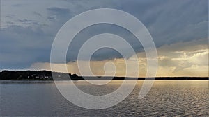 Thunderclouds over the Lule River