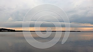 Thunderclouds over the Lule River