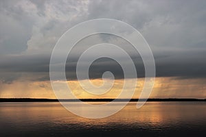 Thunderclouds over the Lule River