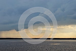 Thunderclouds over the Lule River