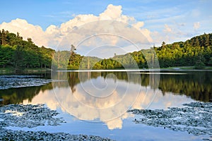 Thunderhead Clouds Bass Lake Blowing Rock North Carolina