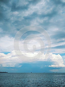 Thunderhead coming over the Kerch Strait