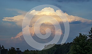 Thunderhead cumulonimbus storm clouds, Georgia USA