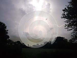 Thundering sky photo