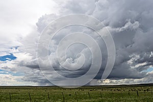 Thunderstorm background