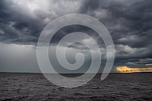 Thunderstorm over Lake Monroe.