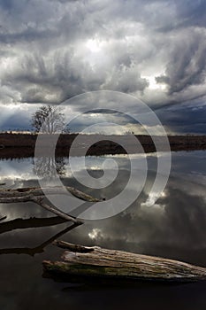 Thunderstorm over Wildlife Pond