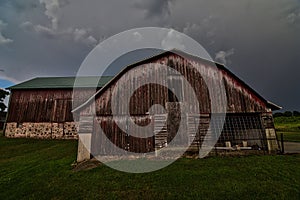 Barn at Dorothy Carnes State natural area in WI photo