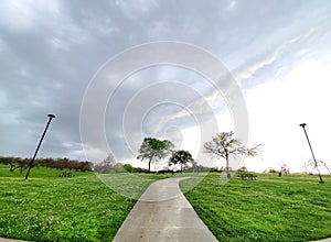 Thunderstorms Greenery Sky