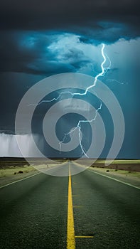 Thunderstorms wrath over the wide reaches of the great plains photo