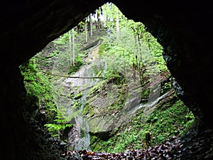 Thur River Canyon in Unterwasser