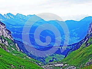 Thur River valley in the Toggenburg region