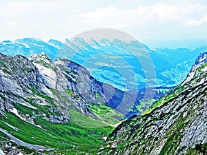 Thur River valley in the Toggenburg region