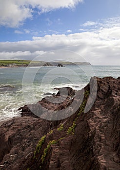 Thurlestone Rock, Devon, England