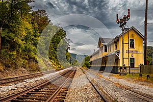 Thurmond Ghost Town Train Depot