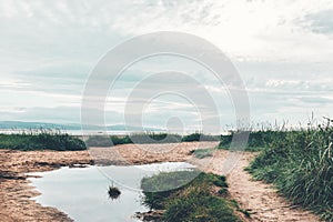 Thurstaston Beach, Merseyside, England