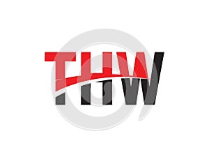 THW Letter Initial Logo Design Vector Illustration photo
