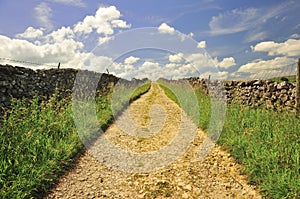 Thwaite lane, ancient byway, Yorkshire photo