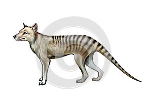 Thylacinus, marsupial wolf