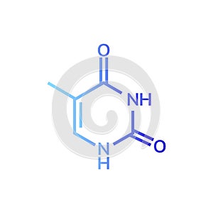 Thymine chemical formula