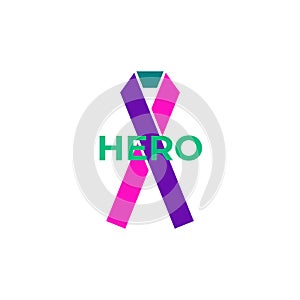 Thyroid cancer awareness EPS vector file
