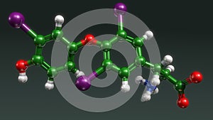 Thyroxine structure