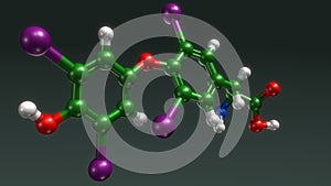 Thyroxine structure photo