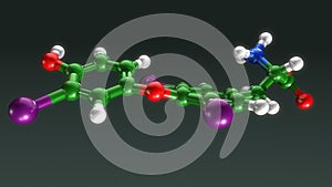 Thyroxine structure photo