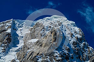 Tian Shan mountains snow peak