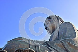 Tian Tan Buddha Close Up Statue
