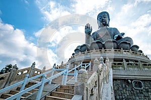Tian Tan Buddha, a famous Big Buddha Statue in Hong Kong