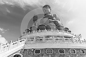 Tian Tan Buddha statue in Hong Kong, China